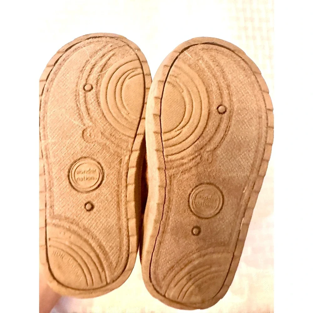 Wonder Nation Toddler Faux Shearling Boots Chestnut Brown Size 6